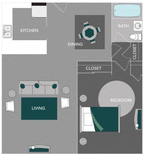 a floor plan of a house with a swimming pool